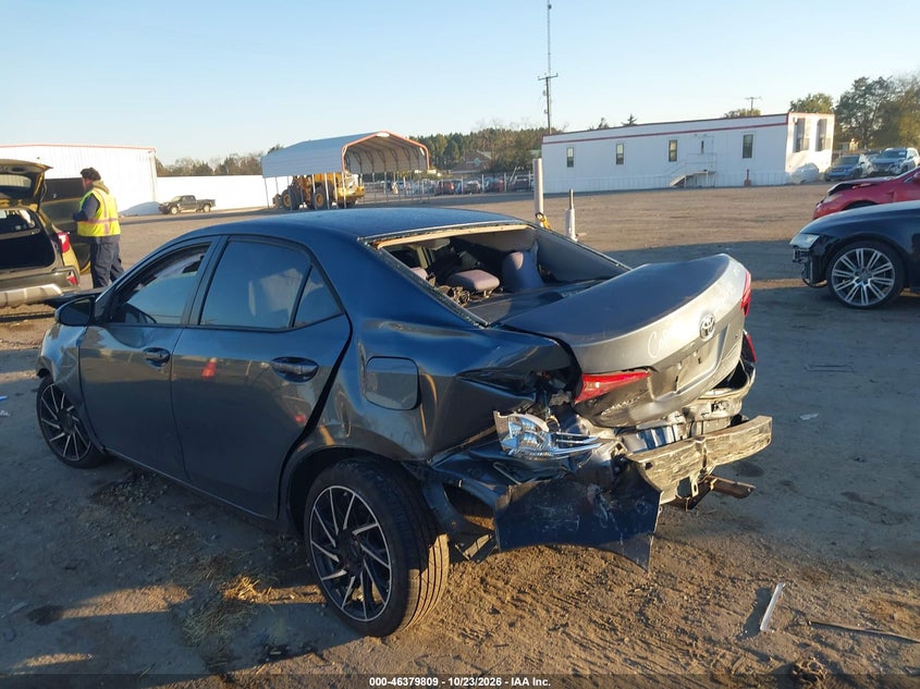 Vin: 2t1burhe5kc242549, lot: 46880155, toyota corolla le 20193