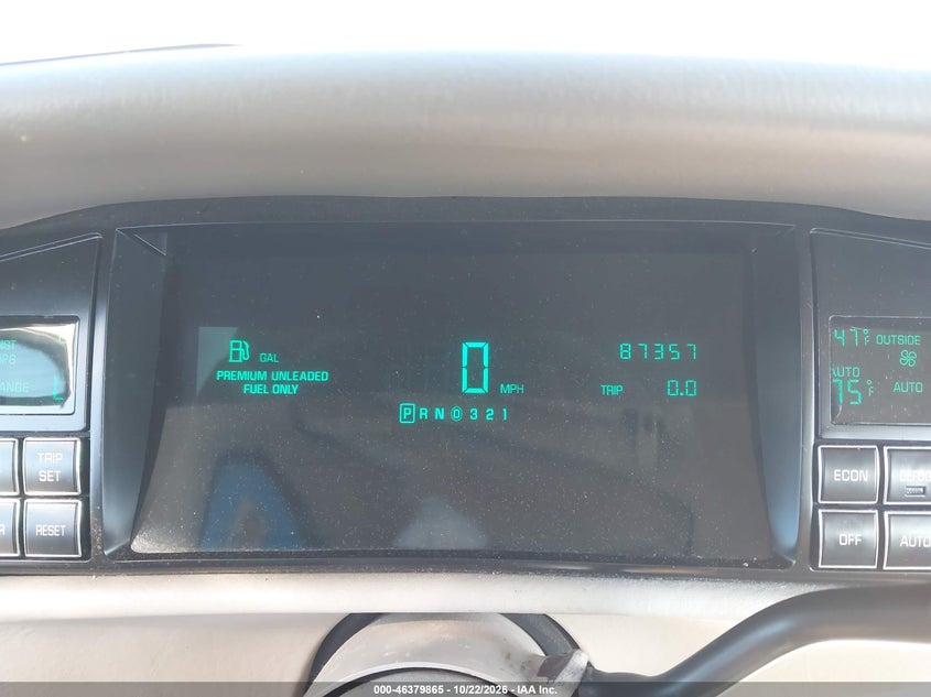 CADILLAC DEVILLE 1995 VIN 1G6KD52B3SU220031