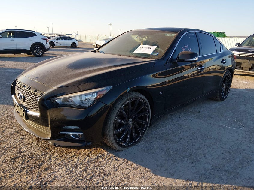Vin: jn1bv7ar0fm418935, lot: 46880233, infiniti q50 premium 20152