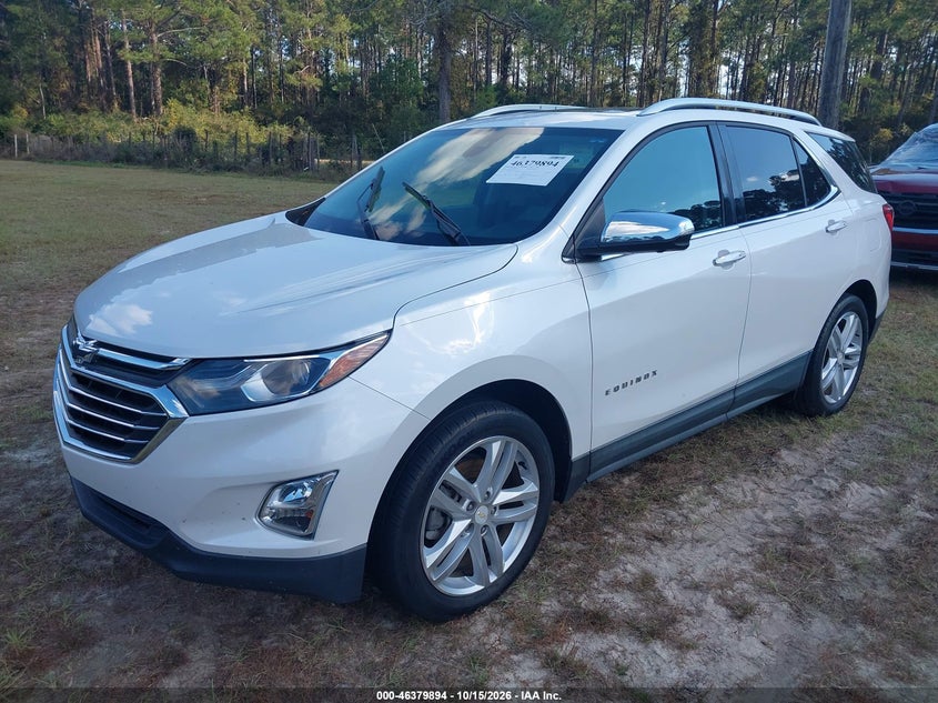 2019 Chevrolet Equinox Premier, Затопление, IAAI, VIN 2GNAXPEX1K6185773 — фото 2