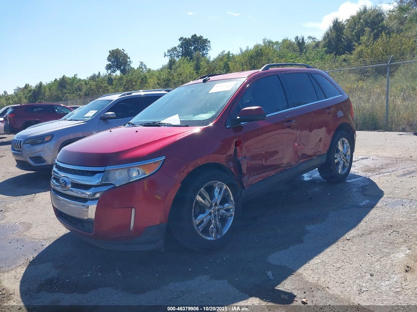 Vin: 2fmdk3kc1dbe02226, lot: 46880252, ford edge limited 20132