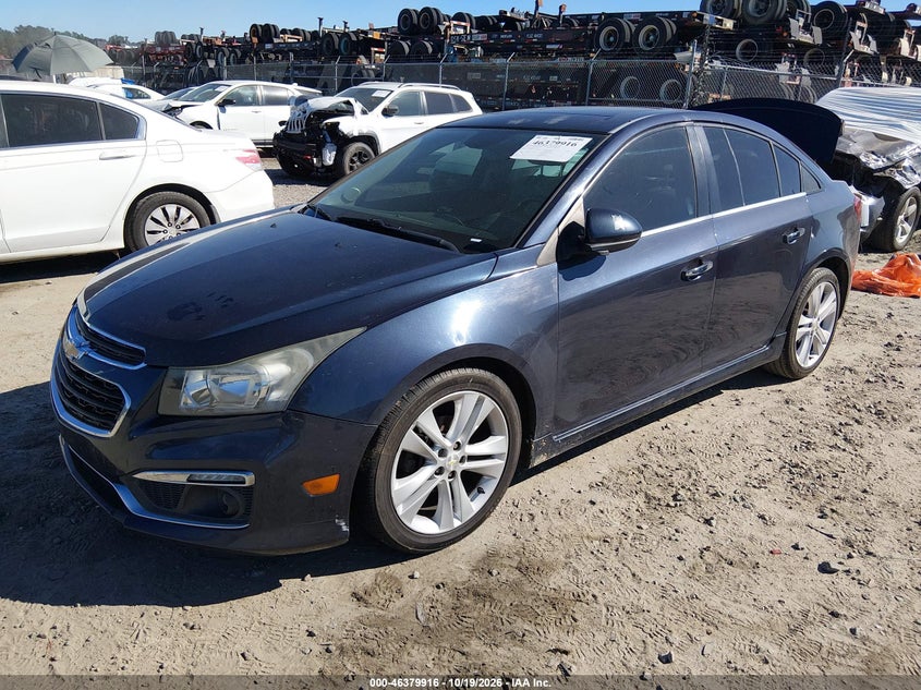 2016 Chevrolet Cruze Limited Ltz Auto, Rear, IAAI, VIN 1G1PG5SB0G7222358 — photo 2
