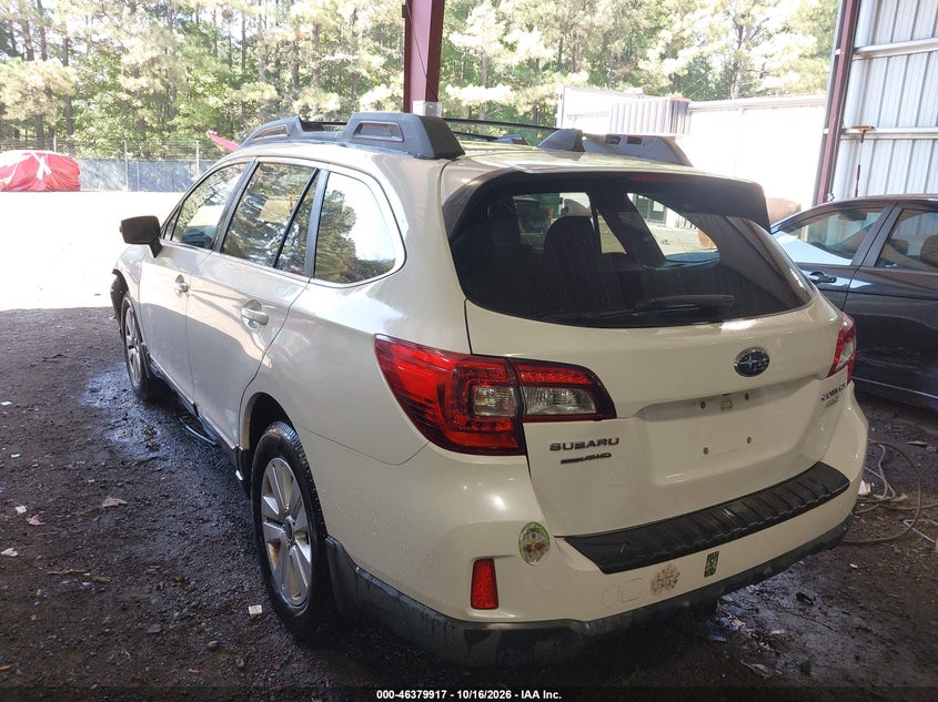 Vin: 4s4bsacc5g3269405, lot: 46880263, subaru outback 2.5i premium 20163