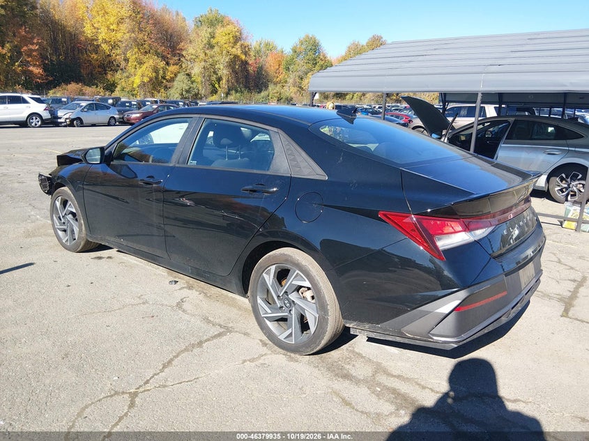 Vin: kmhlm4dg7su914334, lot: 46880281, hyundai elantra sel sport 20253