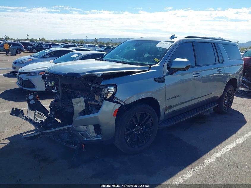 Vin: 1gks2fkt2pr485975, lot: 46880291, gmc yukon xl 4wd sle 20232