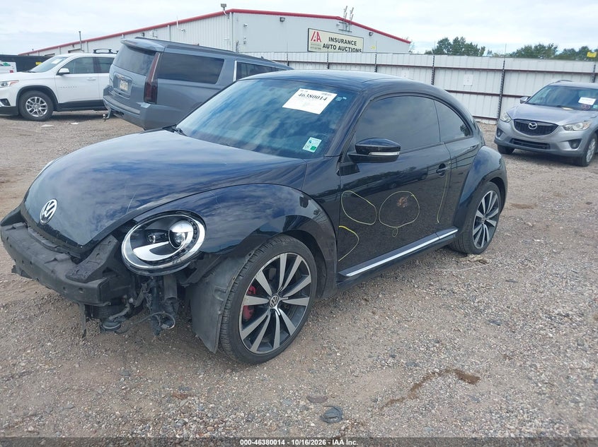 Vin: 3vw4a7atxdm602629, lot: 46880360, volkswagen beetle 2.0t turbo 20132