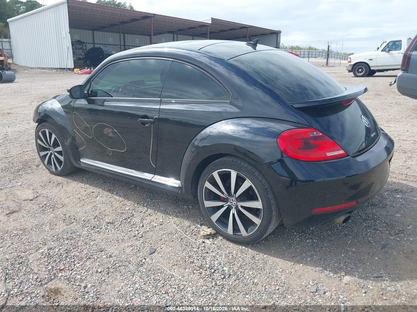Vin: 3vw4a7atxdm602629, lot: 46880360, volkswagen beetle 2.0t turbo 20133