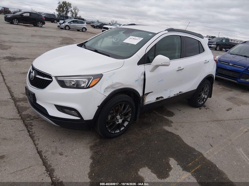 Vin: kl4cj2sb5kb782589, lot: 46880363, buick encore awd sport touring 20192