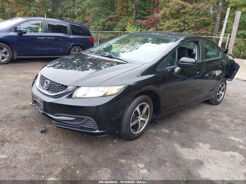 Vin: 19xfb2f71fe263084, lot: 46880382, honda civic se 20152