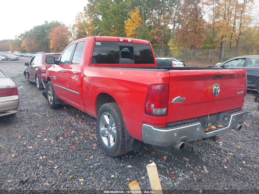 Vin: 1c6rr7gt4gs142749, lot: 46880486, ram 1500 big horn 20163
