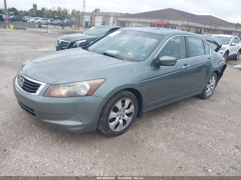 2009 Honda Accord 2.4 Ex-L, Удар сзади, IAAI, VIN 1HGCP26839A135080 — фото 2