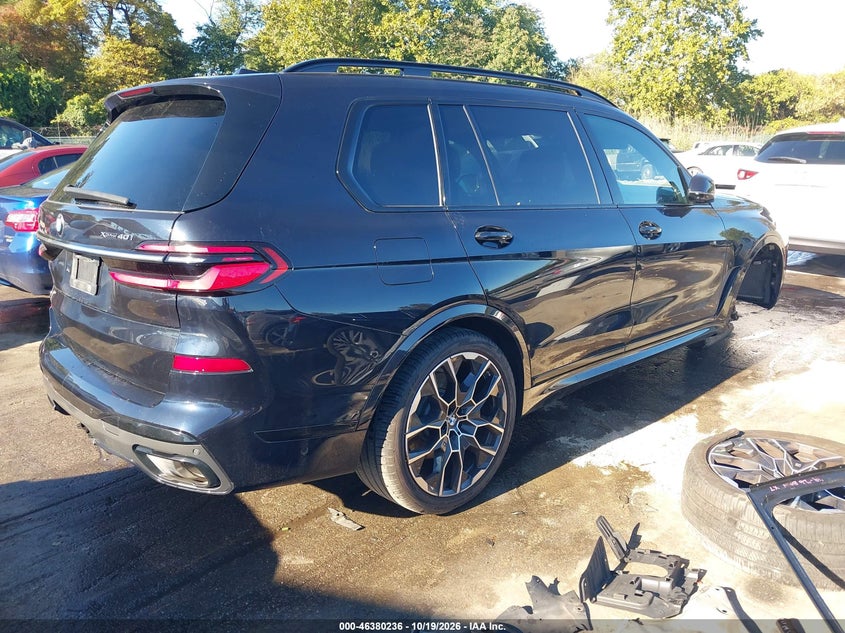 Vin: 5ux23em04p9p71508, lot: 46880582, bmw x7 xdrive40i 20234