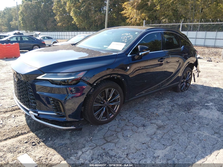 2023 Lexus Rx 350 F Sport Handling, Удар ззаду, IAAI, VIN 2T2BAMCA1PC030363 — фото 2