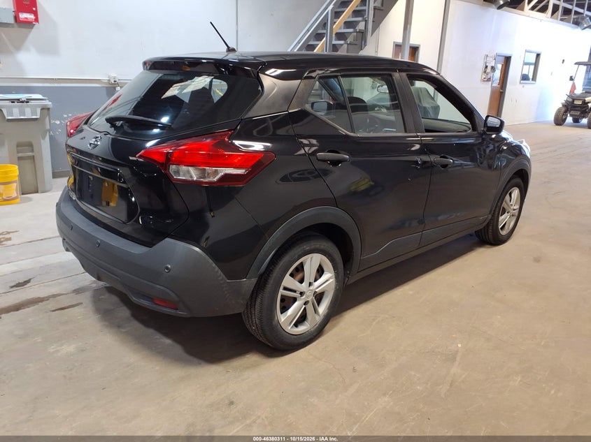 Vin: 3n1cp5bvxll518741, lot: 46880657, nissan kicks s xtronic cvt 20204