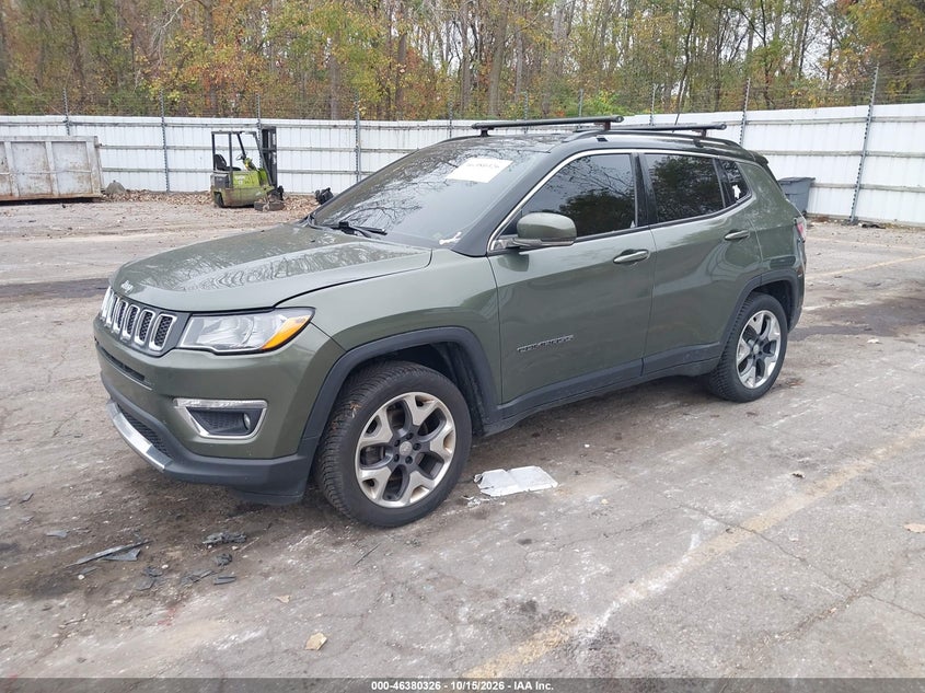 Vin: 3c4njdcb7mt568519, lot: 46880672, jeep compass limited 4x4 20212