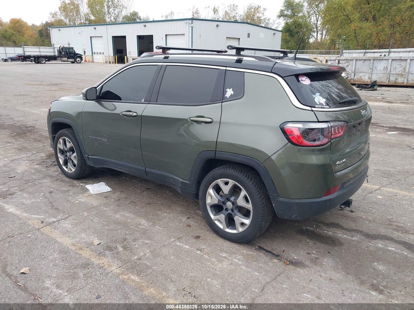 Vin: 3c4njdcb7mt568519, lot: 46880672, jeep compass limited 4x4 20213