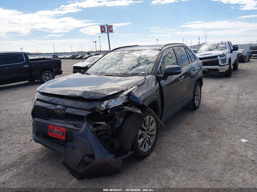 Vin: jtmc1rfvxmd064174, lot: 46880673, toyota rav4 xle premium 20212