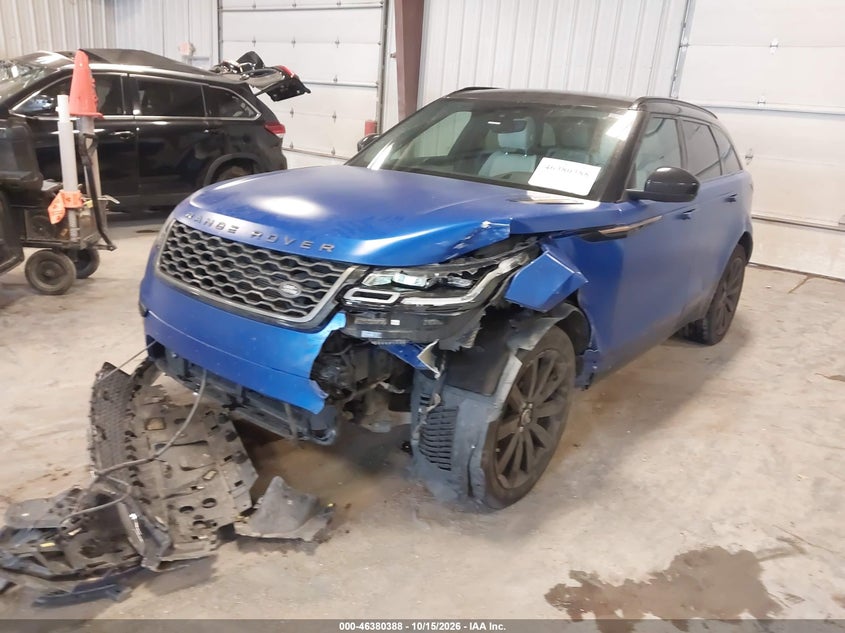 2020 Land Rover Range Rover Velar P250 R-Dynamic S, Front End, IAAI, VIN SALYK2EX3LA291065 — photo 2