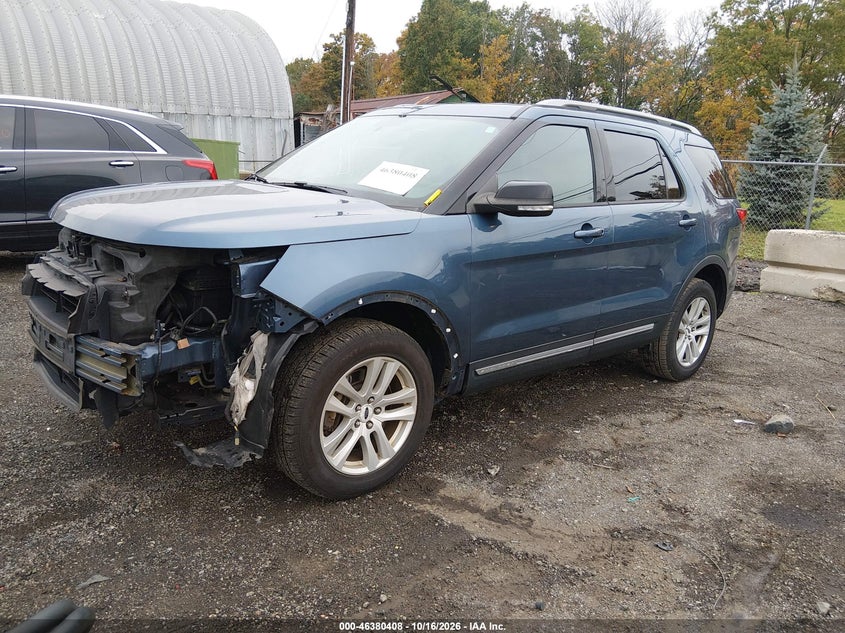Vin: 1fm5k8d87jgb73713, lot: 46880754, ford explorer xlt 20182
