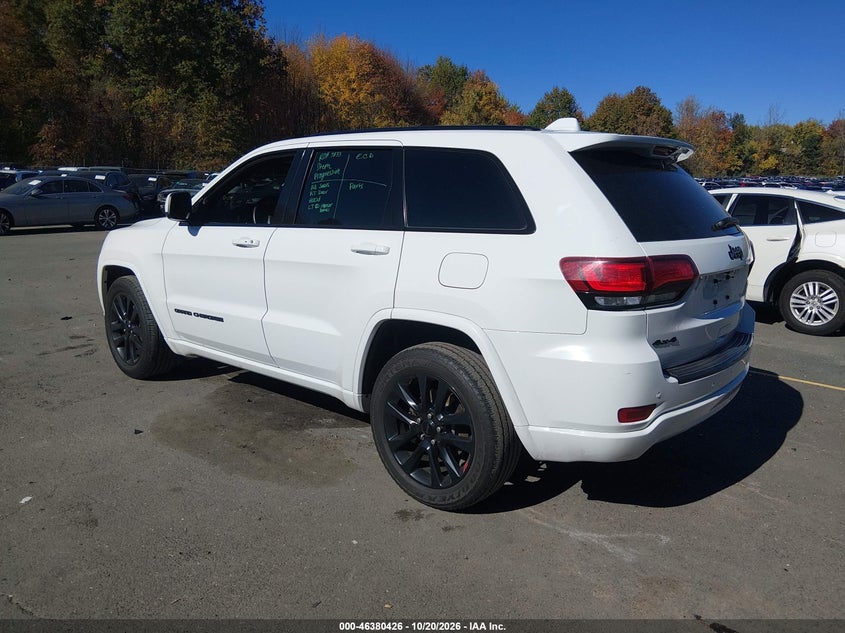 Vin: 1c4rjfag4jc121603, lot: 46880773, jeep grand cherokee altitude 4x4 20183