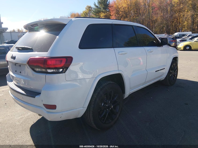 Vin: 1c4rjfag4jc121603, lot: 46880773, jeep grand cherokee altitude 4x4 20184
