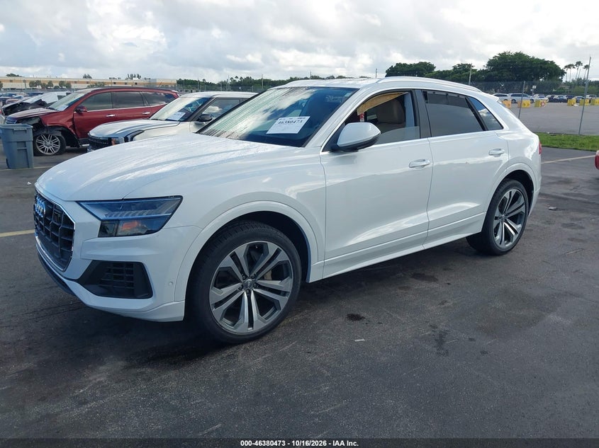 2019 Audi Q8 55 Premium, Flood, IAAI, VIN WA1CVAF18KD014772 — photo 2