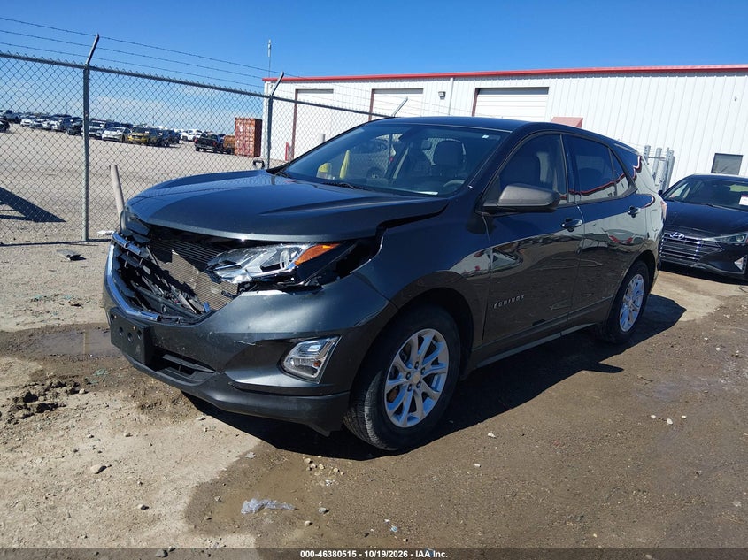 2019 Chevrolet Equinox Ls, Удар спереди, IAAI, VIN 3GNAXHEV0KS640425 — фото 2