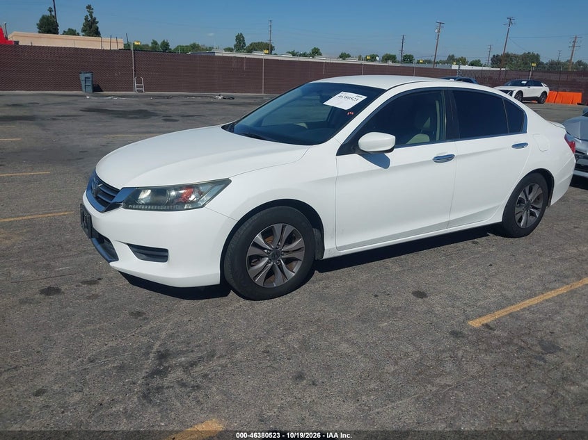 2015 Honda Accord Lx, Left Rear, IAAI, VIN 1HGCR2F39FA061755 — photo 2