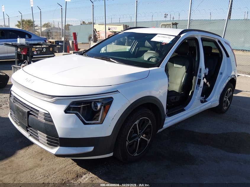 Vin: kndcr3le3p5075817, lot: 46880883, kia niro ex 20232