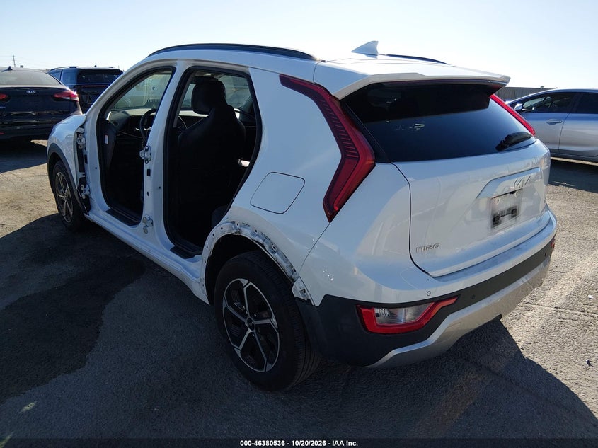 Vin: kndcr3le3p5075817, lot: 46880883, kia niro ex 20233