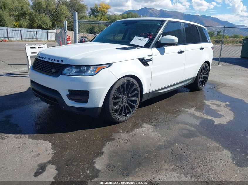 Vin: salwr2vfxfa522820, lot: 46880904, land rover range rover sport 3.0l v6 supercharged hse 20152
