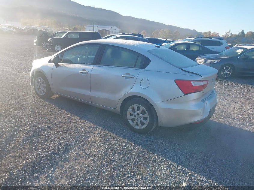 Vin: knadm4a33g6652072, lot: 46880964, kia rio lx 20163
