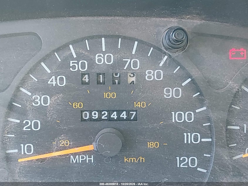 MERCURY COUGAR 1997 VIN 1MELM62W3VH630348