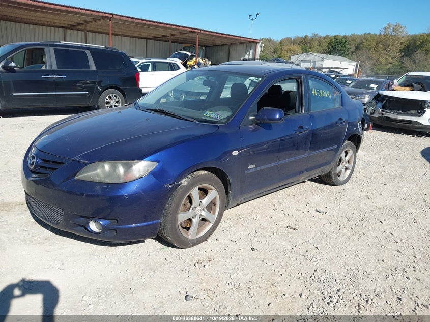 2005 Mazda Mazda3 S, Левый зад, IAAI, VIN JM1BK123751306579 — фото 2