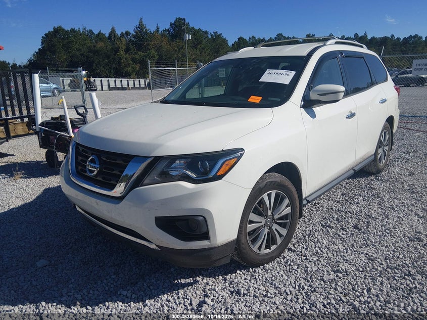 2019 Nissan Pathfinder S, Удар спереди, IAAI, VIN 5N1DR2MN6KC625945 — фото 2