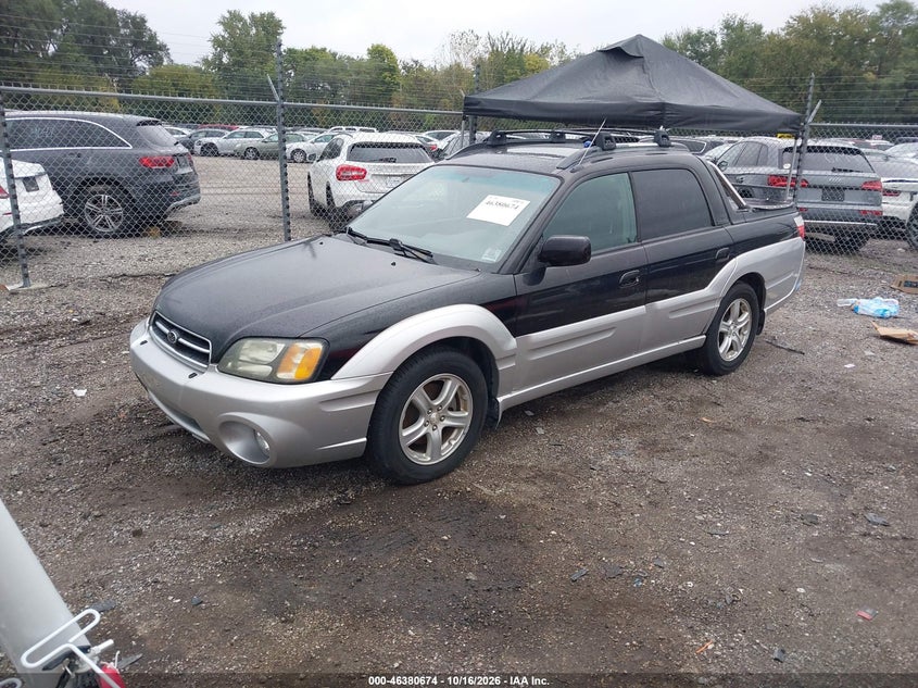 SUBARU BAJA 2003 VIN 4S4BT61C737101930