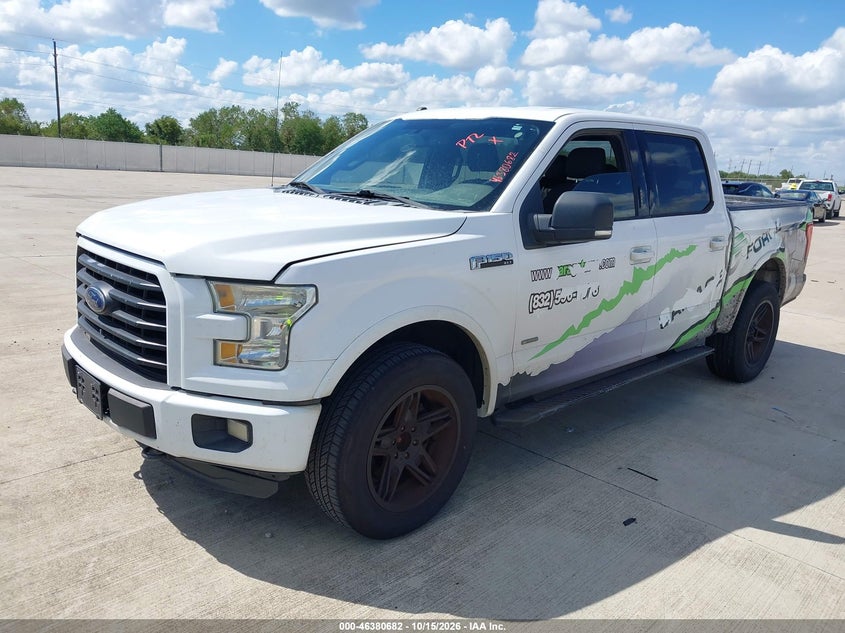 2016 Ford F-150 Xlt, Обычный износ, IAAI, VIN 1FTEW1EP5GKF96558 — фото 2