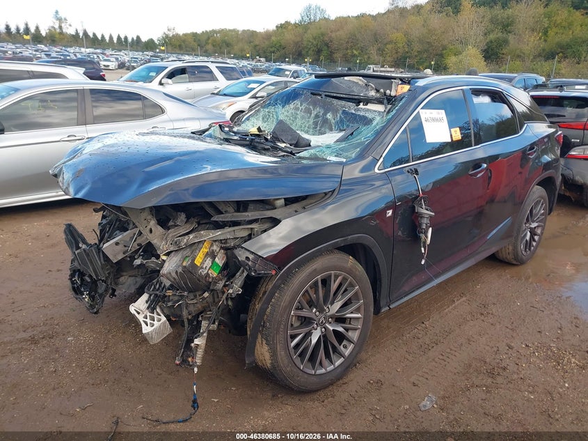2017 Lexus Rx 350 F Sport, Био/химия, IAAI, VIN 2T2BZMCAXHC108018 — фото 2