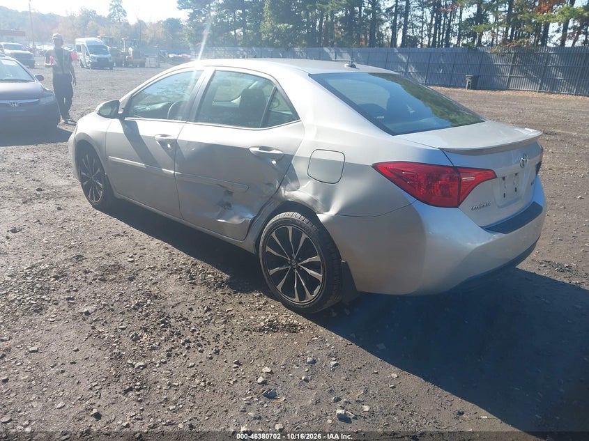 Vin: 2t1burhe7hc858763, lot: 46881049, toyota corolla xse 20173