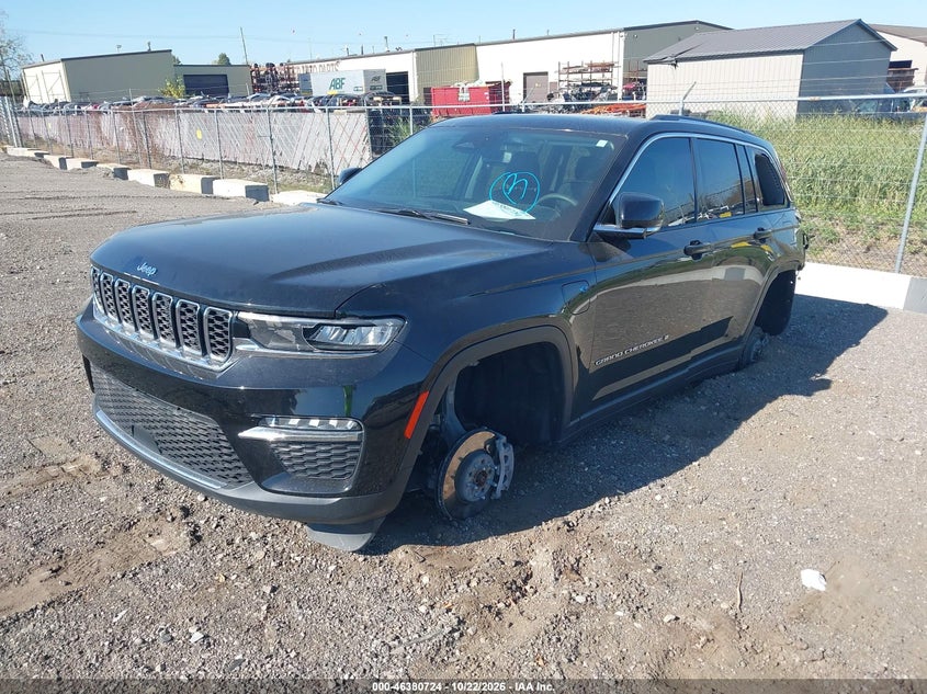 Vin: 1c4rjyb63n8759948, lot: 46881071, jeep grand cherokee 4xe limited 4x4 20222