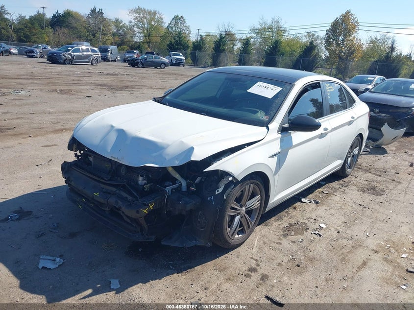 Vin: 3vwcb7bu2km210886, lot: 46881114, volkswagen jetta 1.4t r-line/1.4t s/1.4t se 20192