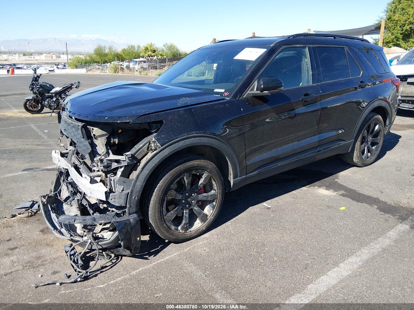 Vin: 1fm5k8gc5lgb41832, lot: 46881128, ford explorer st 20202