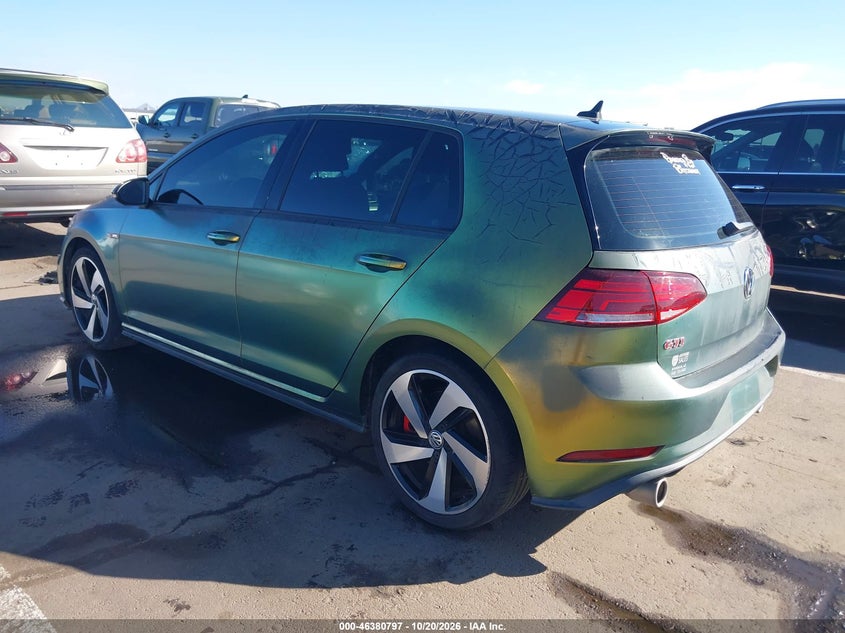 Vin: 3vw6t7au1lm002883, lot: 46881144, volkswagen golf gti 2.0t autobahn/2.0t s/2.0t se 20203