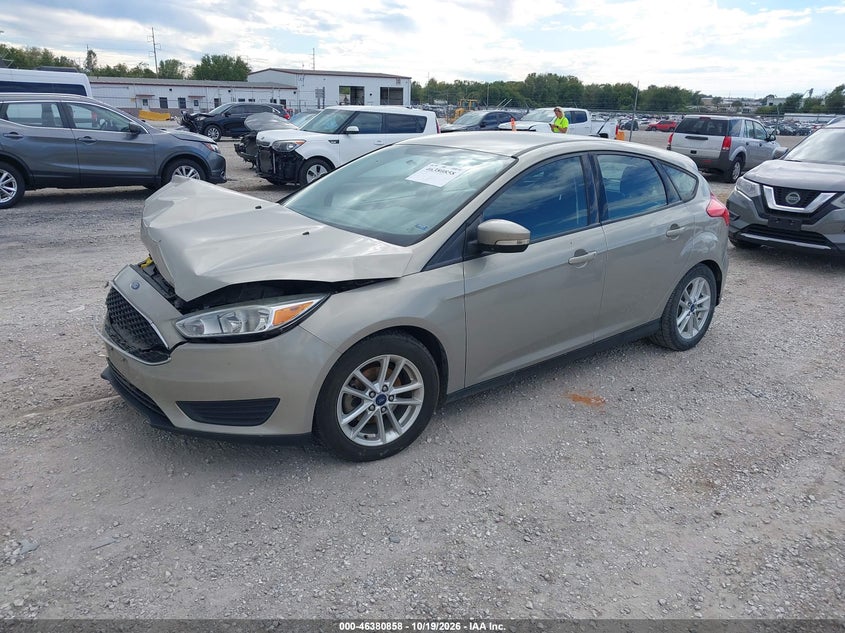 Vin: 1fadp3k28gl372407, lot: 46881205, ford focus se 20162