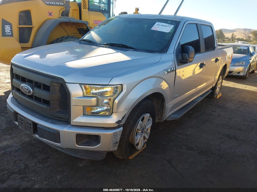 Vin: 1ftew1cp1fke50806, lot: 46881224, ford f-150 xl 20152
