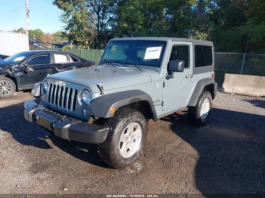 Vin: 1c4ajwag8fl550425, lot: 46881240, jeep wrangler sport 20152