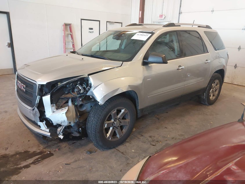 2016 GMC Acadia Sle-2, Front End, IAAI, VIN 1GKKVPKDXGJ300656 — photo 2