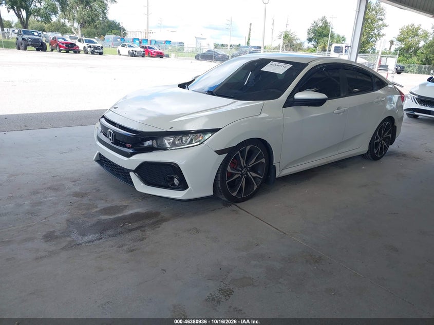 2018 Honda Civic Si, Правый бок, IAAI, VIN 2HGFC1E50JH706380 — фото 2