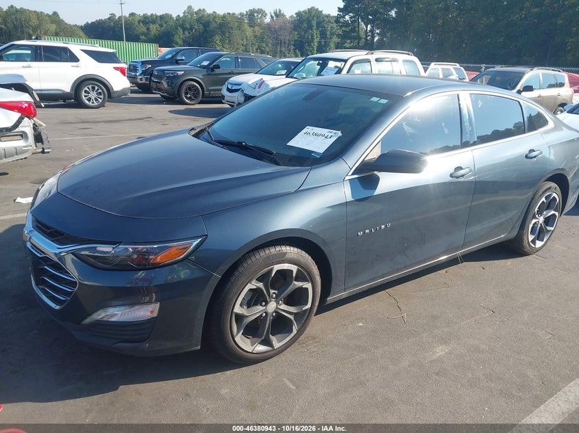2020 Chevrolet Malibu Fwd Lt, Обычный износ, IAAI, VIN 1G1ZD5ST6LF112294 — фото 2