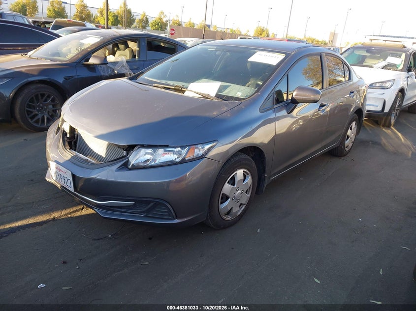Vin: 19xfb2f55fe213495, lot: 46881380, honda civic lx 20152